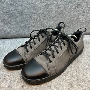 Woobies Mod 1 Mens Tactical Shoes Gray Black Canvas Lace Up Sneakers Comfort S